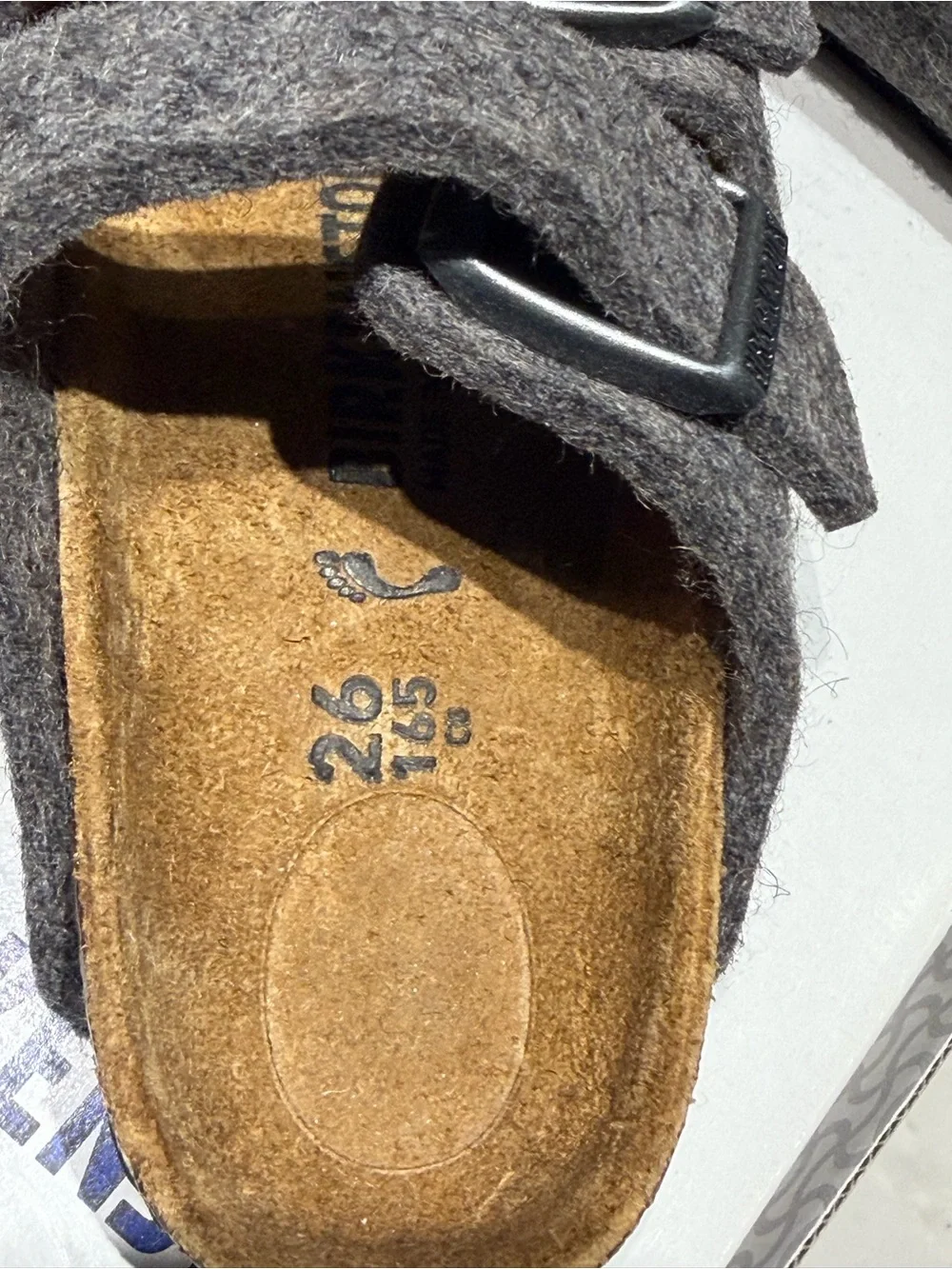 Birkenstock Arizona Kids Gray elk Buckle Sandals